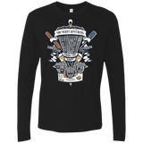 T-Shirts Black / Small Three Cornetto's Crest Men's Premium Long Sleeve