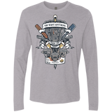 T-Shirts Heather Grey / Small Three Cornetto's Crest Men's Premium Long Sleeve