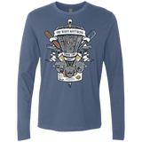 T-Shirts Indigo / Small Three Cornetto's Crest Men's Premium Long Sleeve