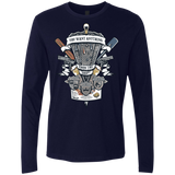 T-Shirts Midnight Navy / Small Three Cornetto's Crest Men's Premium Long Sleeve