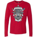 T-Shirts Red / Small Three Cornetto's Crest Men's Premium Long Sleeve