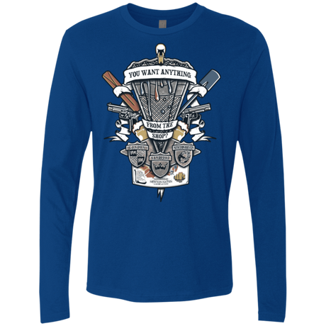 T-Shirts Royal / Small Three Cornetto's Crest Men's Premium Long Sleeve
