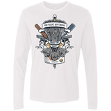 T-Shirts White / Small Three Cornetto's Crest Men's Premium Long Sleeve