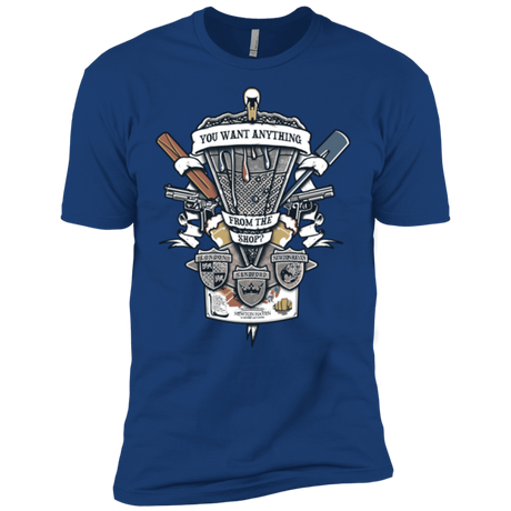 T-Shirts Royal / X-Small Three Cornetto's Crest Men's Premium T-Shirt