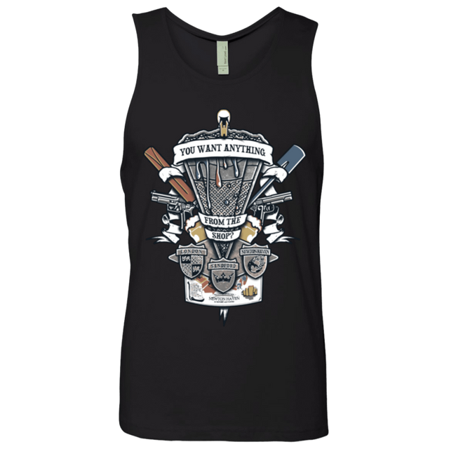 T-Shirts Black / Small Three Cornetto's Crest Men's Premium Tank Top