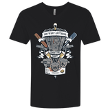 T-Shirts Black / X-Small Three Cornetto's Crest Men's Premium V-Neck