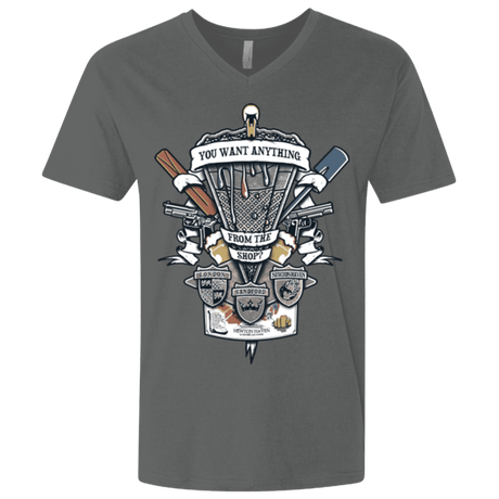 T-Shirts Heavy Metal / X-Small Three Cornetto's Crest Men's Premium V-Neck
