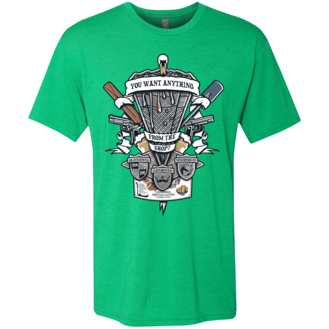 T-Shirts Envy / Small Three Cornetto's Crest Men's Triblend T-Shirt