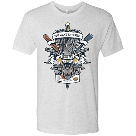 T-Shirts Heather White / Small Three Cornetto's Crest Men's Triblend T-Shirt