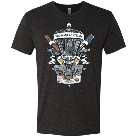 T-Shirts Vintage Black / Small Three Cornetto's Crest Men's Triblend T-Shirt