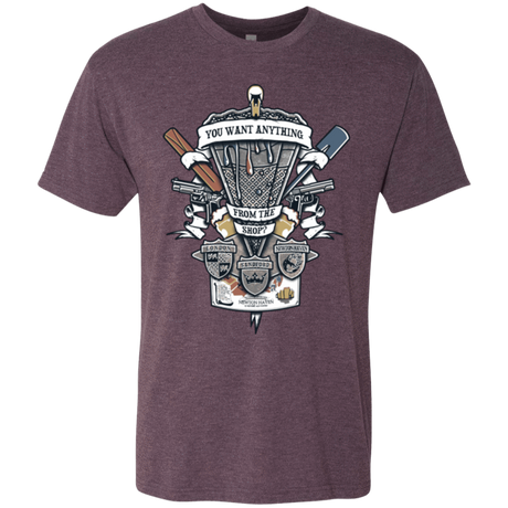 T-Shirts Vintage Purple / Small Three Cornetto's Crest Men's Triblend T-Shirt