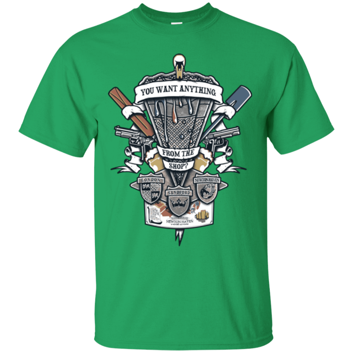 T-Shirts Irish Green / Small Three Cornetto's Crest T-Shirt