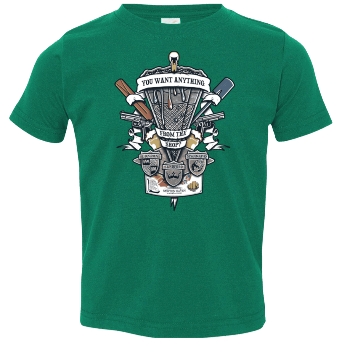 T-Shirts Kelly / 2T Three Cornetto's Crest Toddler Premium T-Shirt