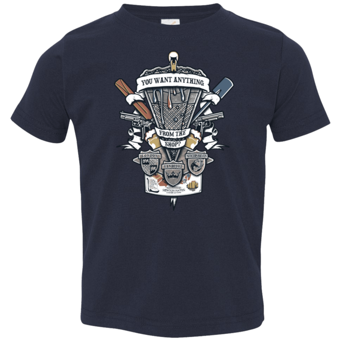T-Shirts Navy / 2T Three Cornetto's Crest Toddler Premium T-Shirt