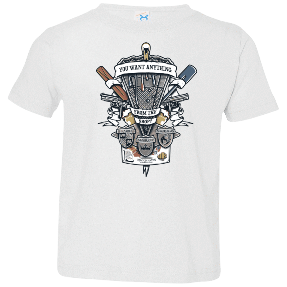 T-Shirts White / 2T Three Cornetto's Crest Toddler Premium T-Shirt