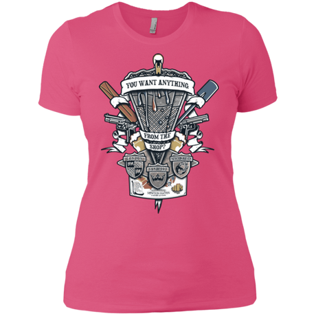 T-Shirts Hot Pink / X-Small Three Cornetto's Crest Women's Premium T-Shirt
