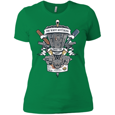 T-Shirts Kelly Green / X-Small Three Cornetto's Crest Women's Premium T-Shirt