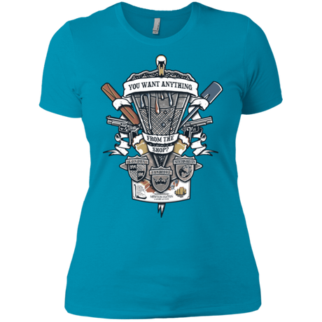T-Shirts Turquoise / X-Small Three Cornetto's Crest Women's Premium T-Shirt