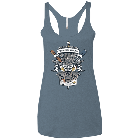 T-Shirts Indigo / X-Small Three Cornetto's Crest Women's Triblend Racerback Tank