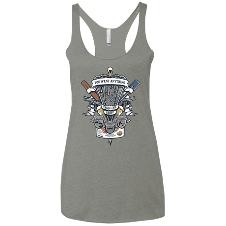 T-Shirts Venetian Grey / X-Small Three Cornetto's Crest Women's Triblend Racerback Tank
