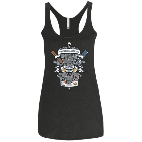 T-Shirts Vintage Black / X-Small Three Cornetto's Crest Women's Triblend Racerback Tank