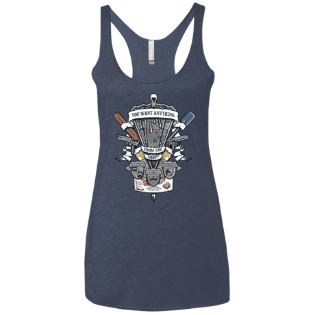 T-Shirts Vintage Navy / X-Small Three Cornetto's Crest Women's Triblend Racerback Tank