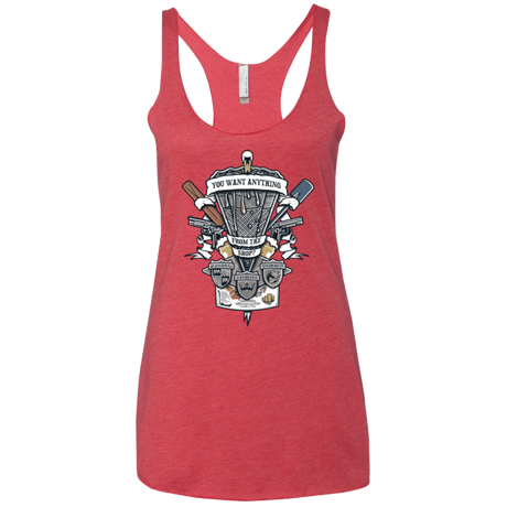T-Shirts Vintage Red / X-Small Three Cornetto's Crest Women's Triblend Racerback Tank
