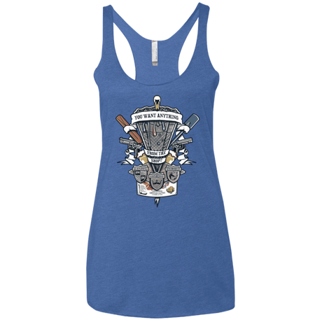 T-Shirts Vintage Royal / X-Small Three Cornetto's Crest Women's Triblend Racerback Tank