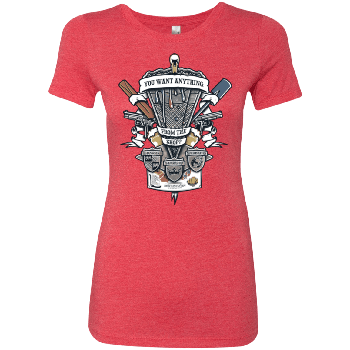 T-Shirts Vintage Red / Small Three Cornetto's Crest Women's Triblend T-Shirt