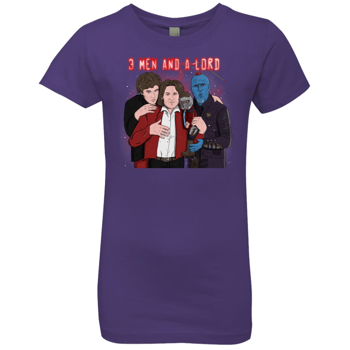 T-Shirts Purple Rush / YXS Three Men and a Lord Girls Premium T-Shirt