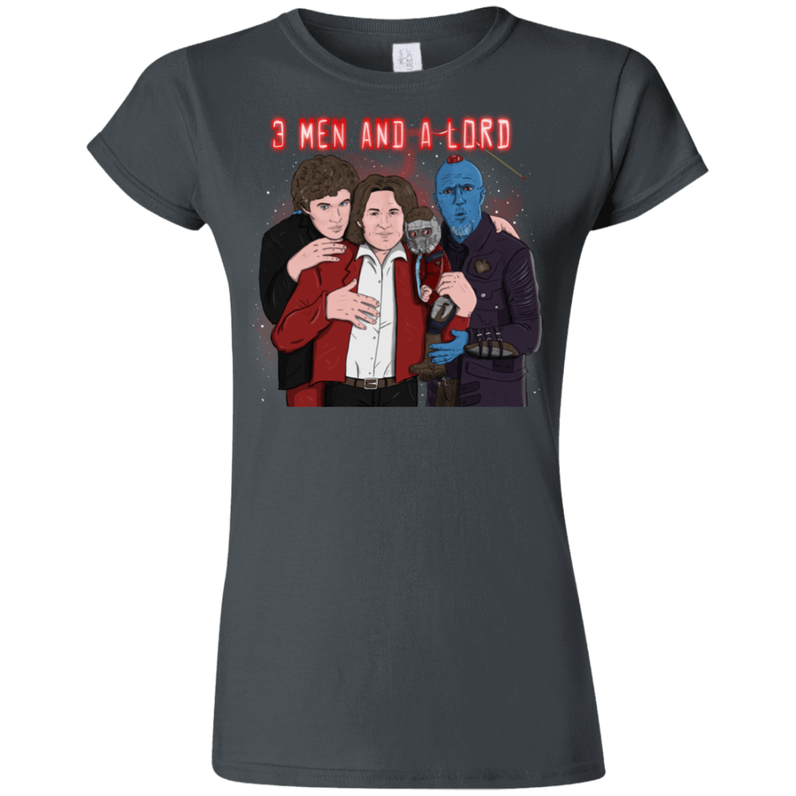 T-Shirts Charcoal / S Three Men and a Lord Junior Slimmer-Fit T-Shirt