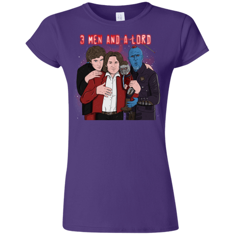 T-Shirts Purple / S Three Men and a Lord Junior Slimmer-Fit T-Shirt