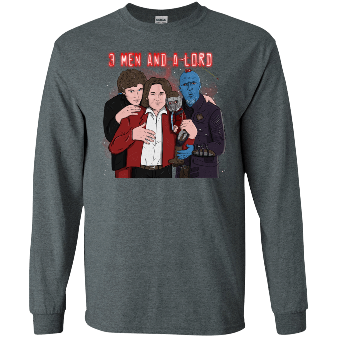 T-Shirts Dark Heather / S Three Men and a Lord Men's Long Sleeve T-Shirt