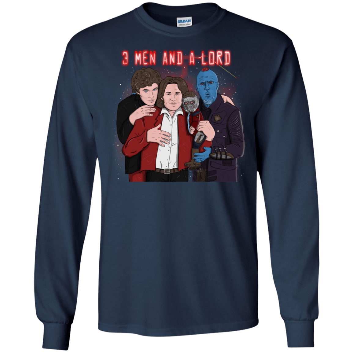 T-Shirts Navy / S Three Men and a Lord Men's Long Sleeve T-Shirt