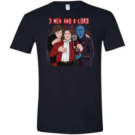 T-Shirts Black / X-Small Three Men and a Lord Men's Semi-Fitted Softstyle
