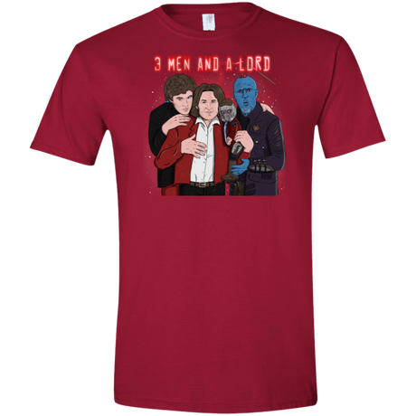 T-Shirts Cardinal Red / S Three Men and a Lord Men's Semi-Fitted Softstyle