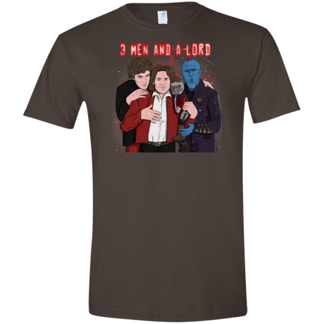 T-Shirts Dark Chocolate / S Three Men and a Lord Men's Semi-Fitted Softstyle