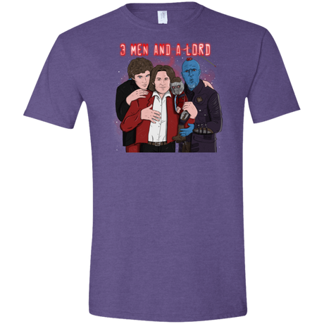 T-Shirts Heather Purple / S Three Men and a Lord Men's Semi-Fitted Softstyle