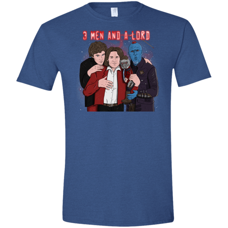 T-Shirts Heather Royal / X-Small Three Men and a Lord Men's Semi-Fitted Softstyle