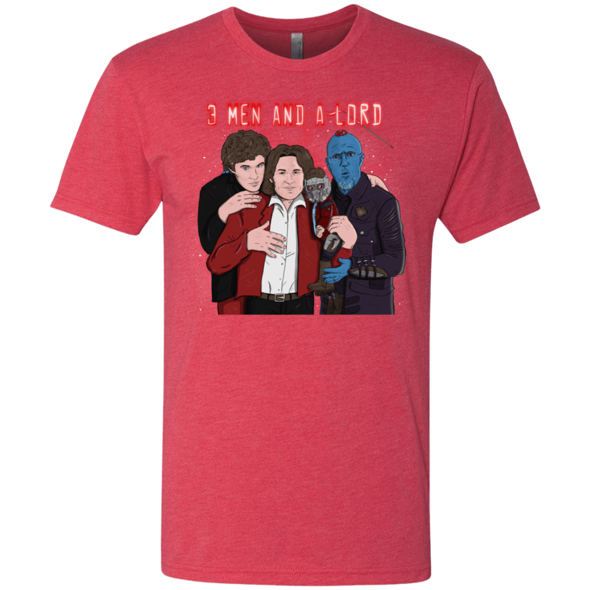 T-Shirts Vintage Red / S Three Men and a Lord Men's Triblend T-Shirt
