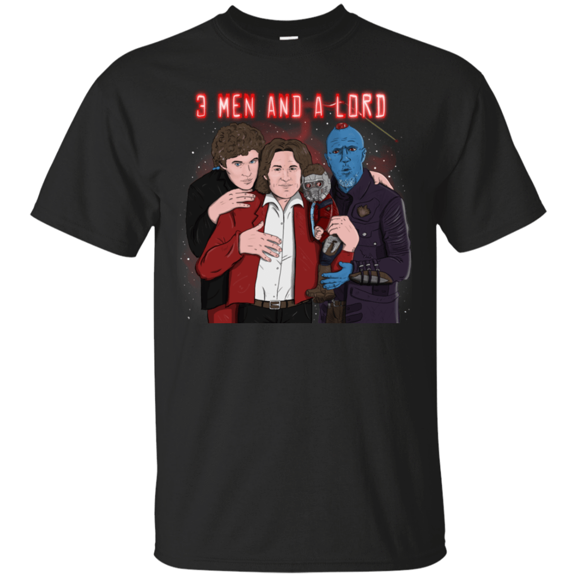 T-Shirts Black / S Three Men and a Lord T-Shirt