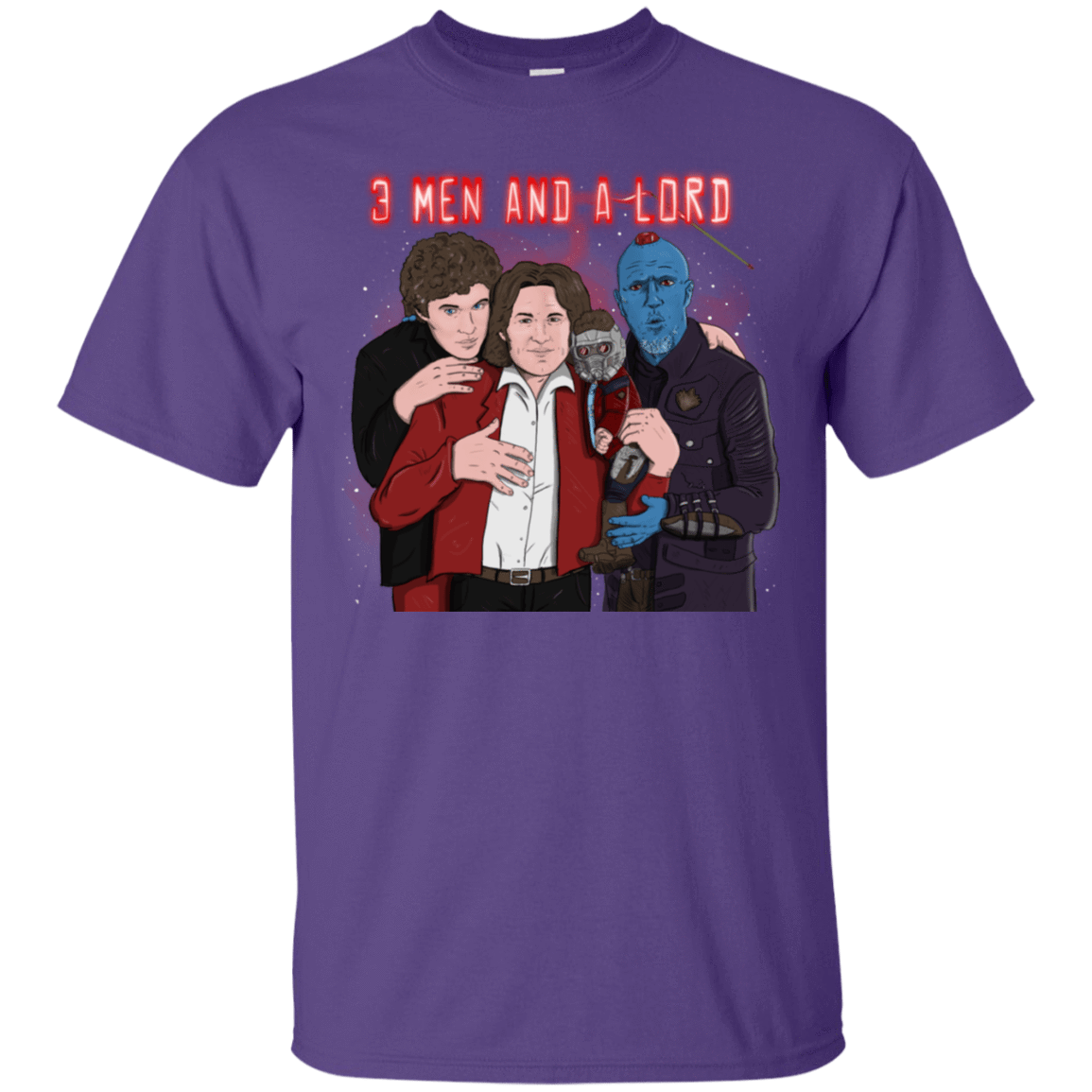 T-Shirts Purple / S Three Men and a Lord T-Shirt