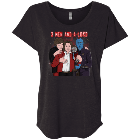 T-Shirts Vintage Black / X-Small Three Men and a Lord Triblend Dolman Sleeve
