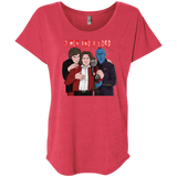 T-Shirts Vintage Red / X-Small Three Men and a Lord Triblend Dolman Sleeve