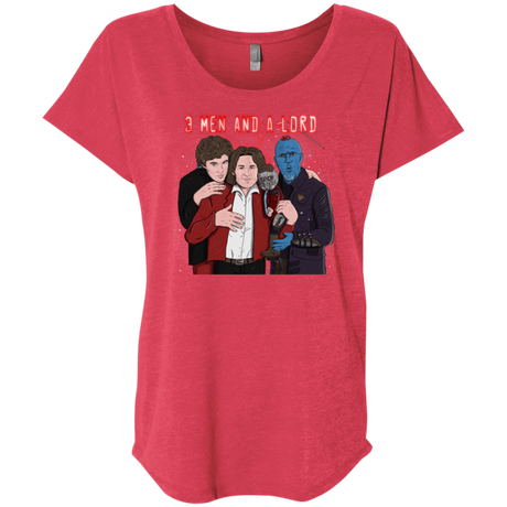 T-Shirts Vintage Red / X-Small Three Men and a Lord Triblend Dolman Sleeve