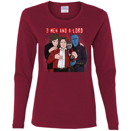 T-Shirts Cardinal / S Three Men and a Lord Women's Long Sleeve T-Shirt