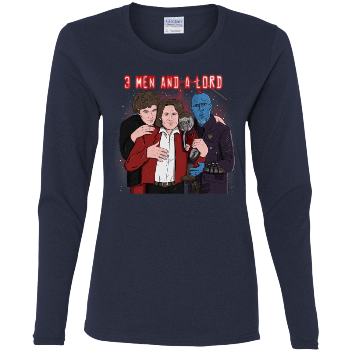 T-Shirts Navy / S Three Men and a Lord Women's Long Sleeve T-Shirt