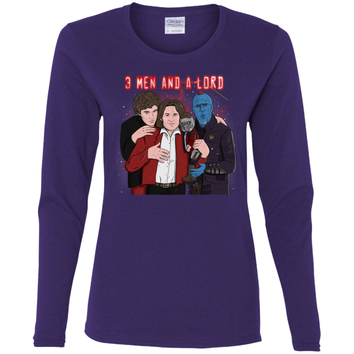 T-Shirts Purple / S Three Men and a Lord Women's Long Sleeve T-Shirt