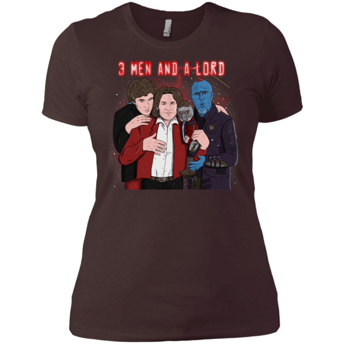 T-Shirts Dark Chocolate / X-Small Three Men and a Lord Women's Premium T-Shirt