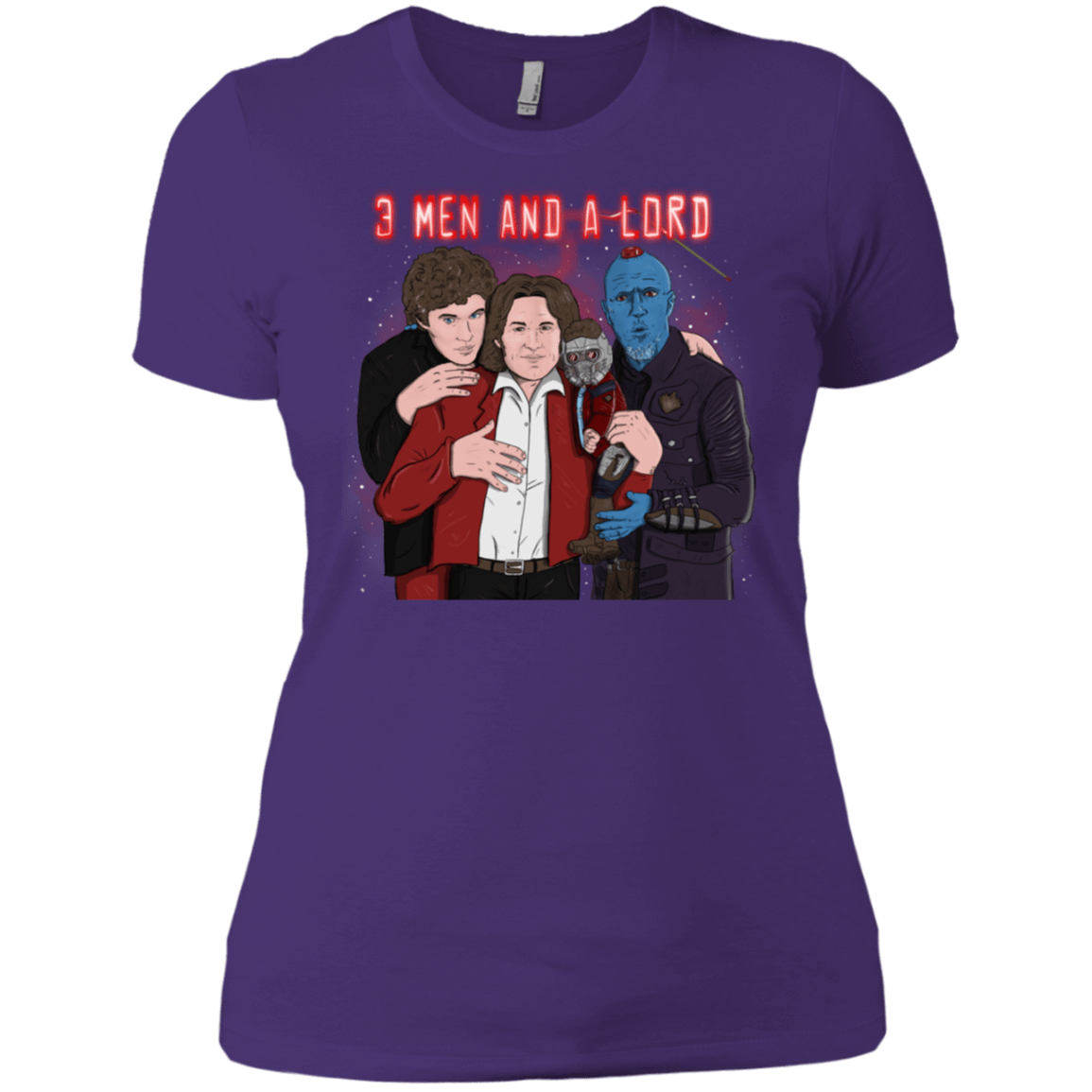 T-Shirts Purple Rush/ / X-Small Three Men and a Lord Women's Premium T-Shirt